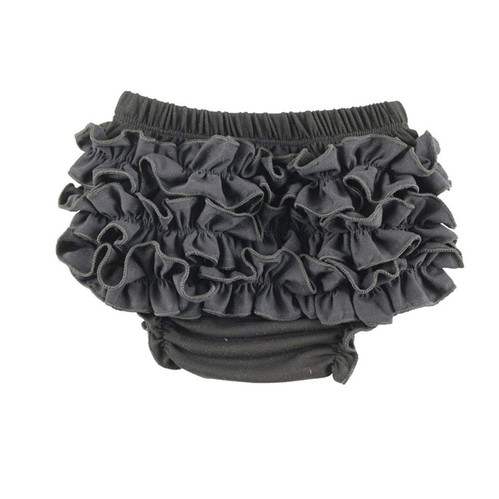 DCUTERQ Baby Girls Cotton Shorts with Ruffles - Soft Bloomers & Headband Set for Diaper Cover | Perfect for Playtime, Outfits & Photo Shoots
