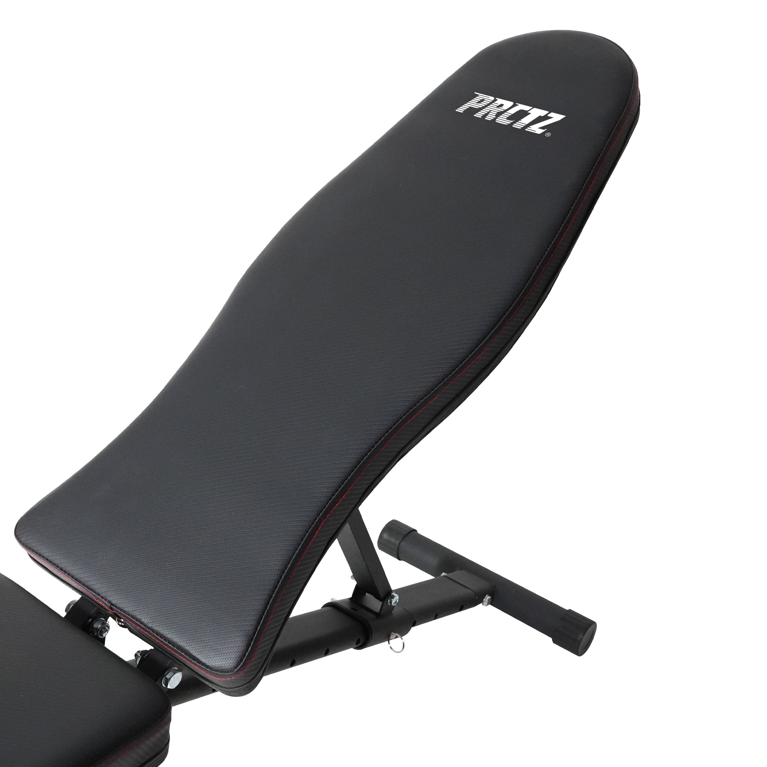 PRCTZ 2-in-1 Olympic Weight Bench with Squat Rack - Foldable Adjustable FID Workout Bench with Weight Storage - Perfect for Home Gym Strength Training & Bodybuilding Exercises
