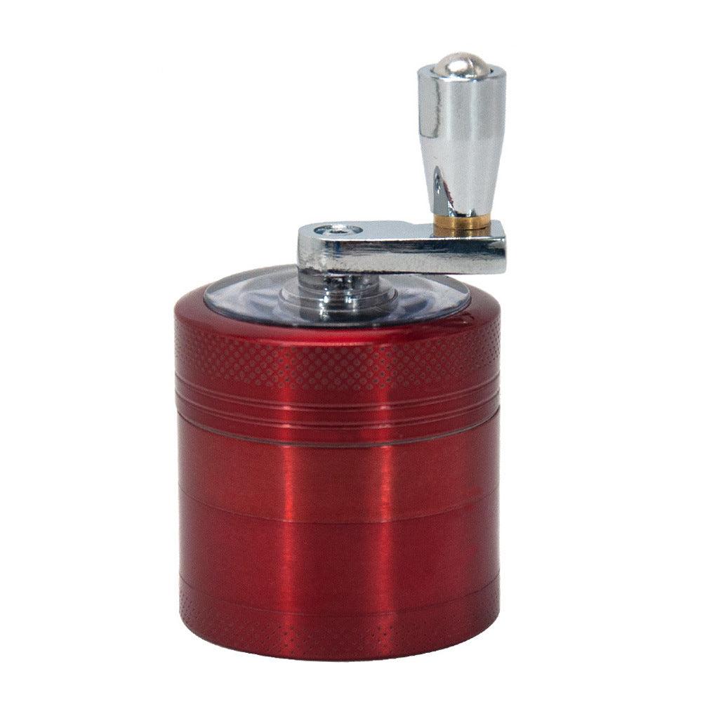 40MM 4-Layer Aluminum Herb Grinder - Manual Spice Crusher for Tobacco, Herbs & Spices - Perfect for Rolling, Cooking & Aromatherapy