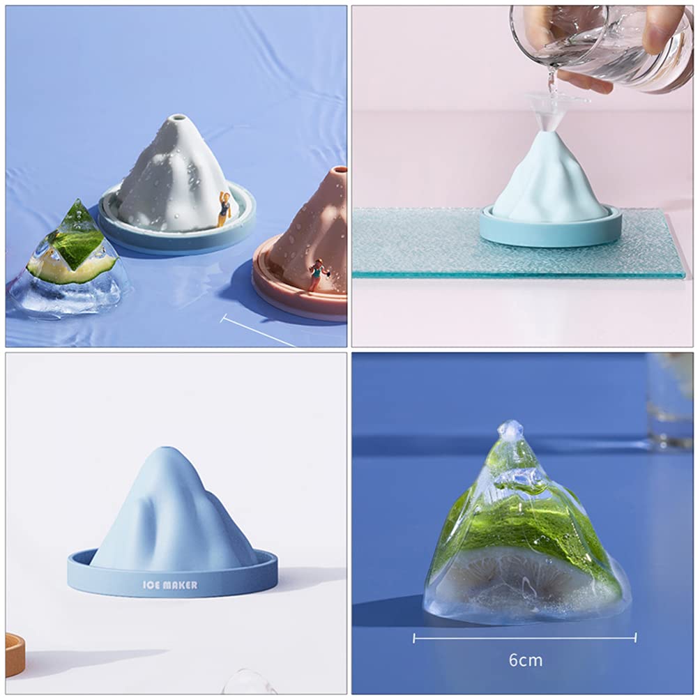 3Pcs Reusable Silicone Snow Cube Molds - Crushed Ice Cube Tray for Whiskey Cocktails, Cold Drinks & Home Bar Accessories - Perfect for Kitchen, Dining & Party Use
