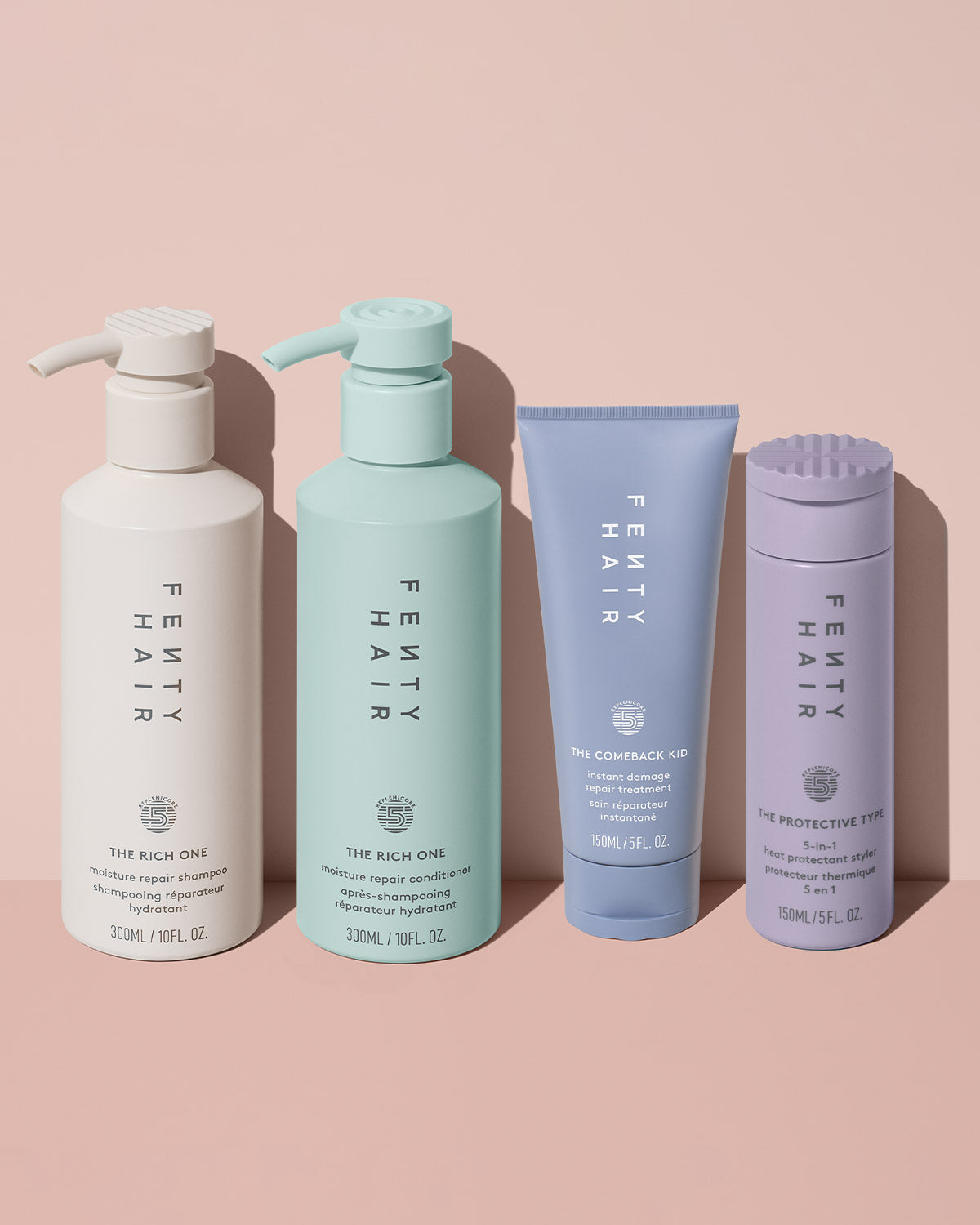 Moisture Repair & Maintenance Crew Full Size Hair Care Bundle - Hydrating Shampoo, Conditioner & Leave-In Treatment for Dry, Damaged Hair | Perfect for Daily Hair Care Routine & Salon-Quality Results at Home