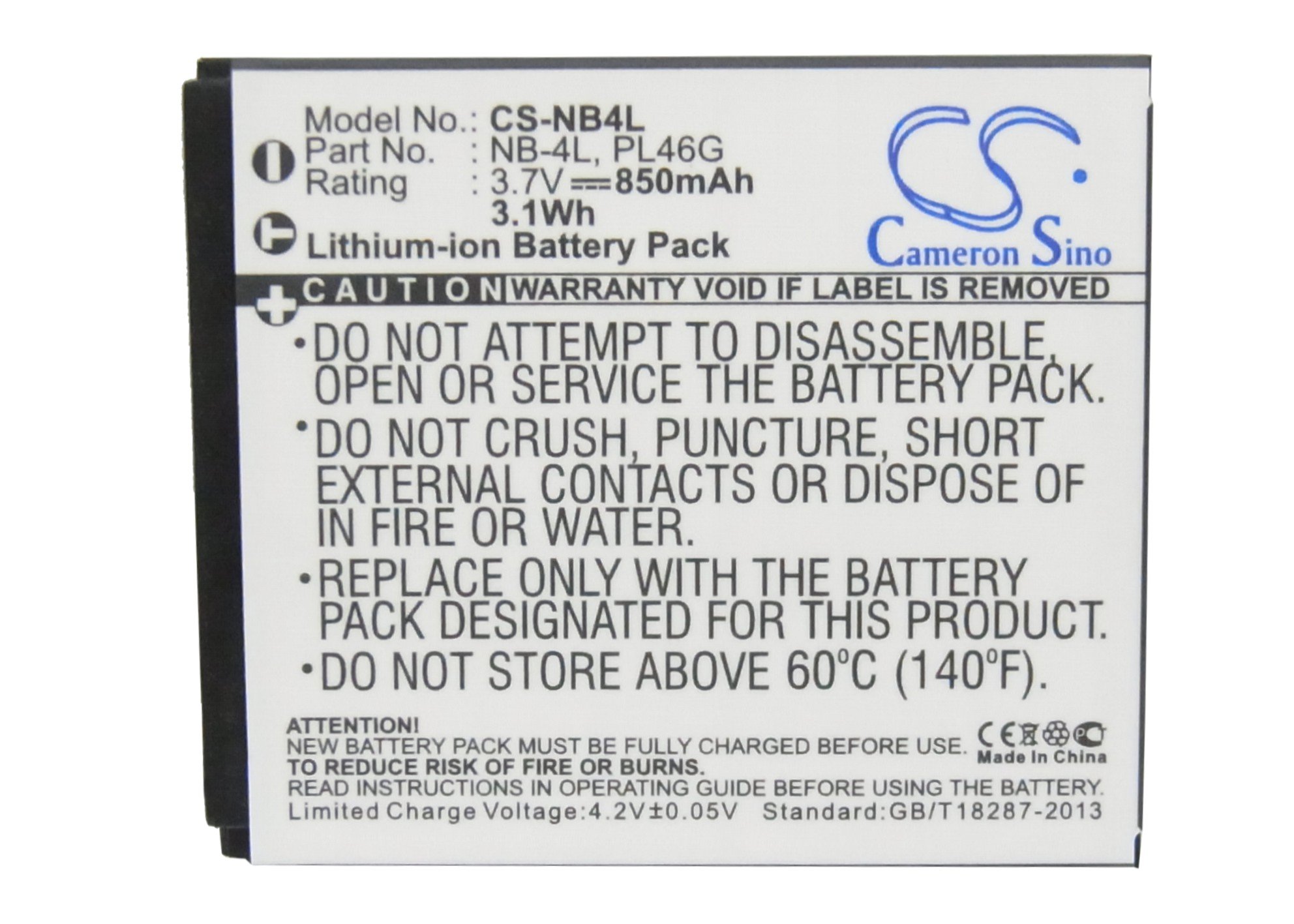 XPS Replacement Battery for Canon Digital IXUS 100/110/120/130/30/40/50 & More - NB-4L PL46G Compatible - Power Your Photography Adventures