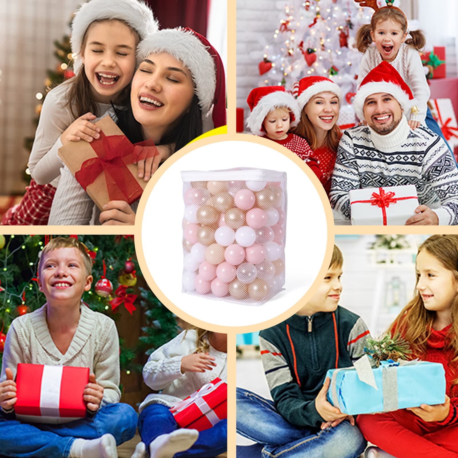 Non-Toxic 2.2-Inch Crush Proof Plastic Ball Pit Balls for Toddlers - Pack of 50/100/200, BPA-Free & Phthalate-Free - Perfect for Indoor Play, Sensory Bins, and Kids' Birthday Parties