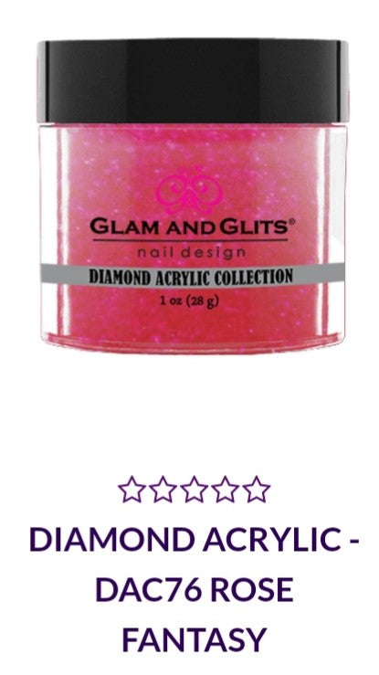 GLAM AND GLITS DA76 1 oz Rose Fantasy Diamond Collection - Perfect for Bridal Jewelry, Anniversary Gifts & Special Occasions