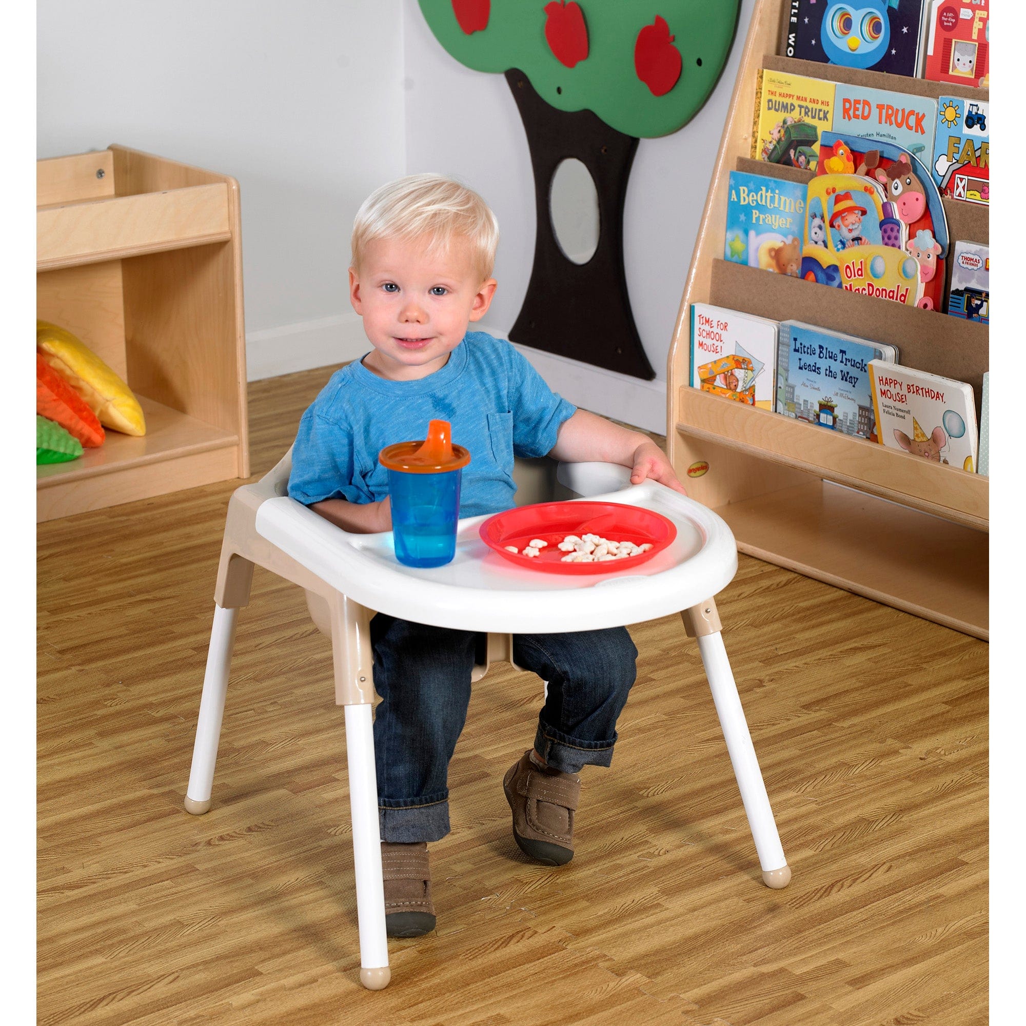 Angeles® Feeding Chair - Adjustable Baby High Chair for Infants & Toddlers - Safe & Comfortable Mealtime Seating for Home & Restaurants