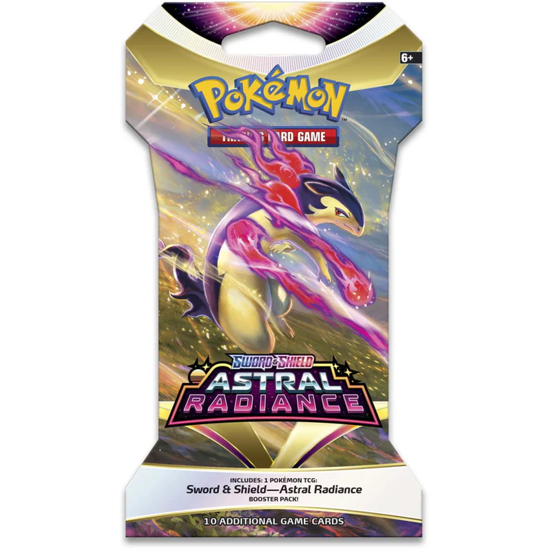 Pokemon Astral Radiance Sleeved Booster Pack - 36 Cards for TCG Battles & Collectors | Perfect for Game Nights, Tournaments & Gift Giving