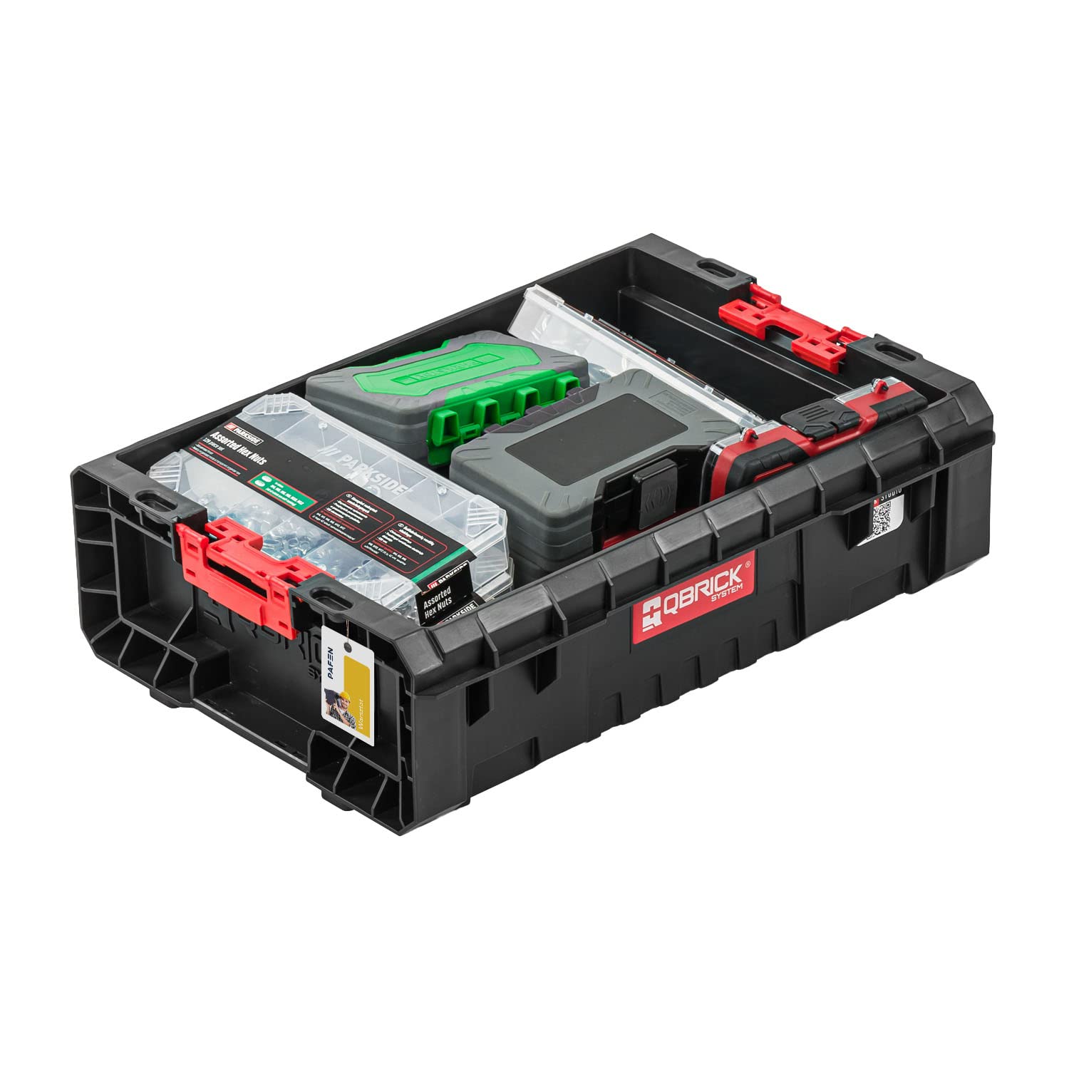 3-Pack Heavy Duty Open Tool Box Without Lid - 17.7
