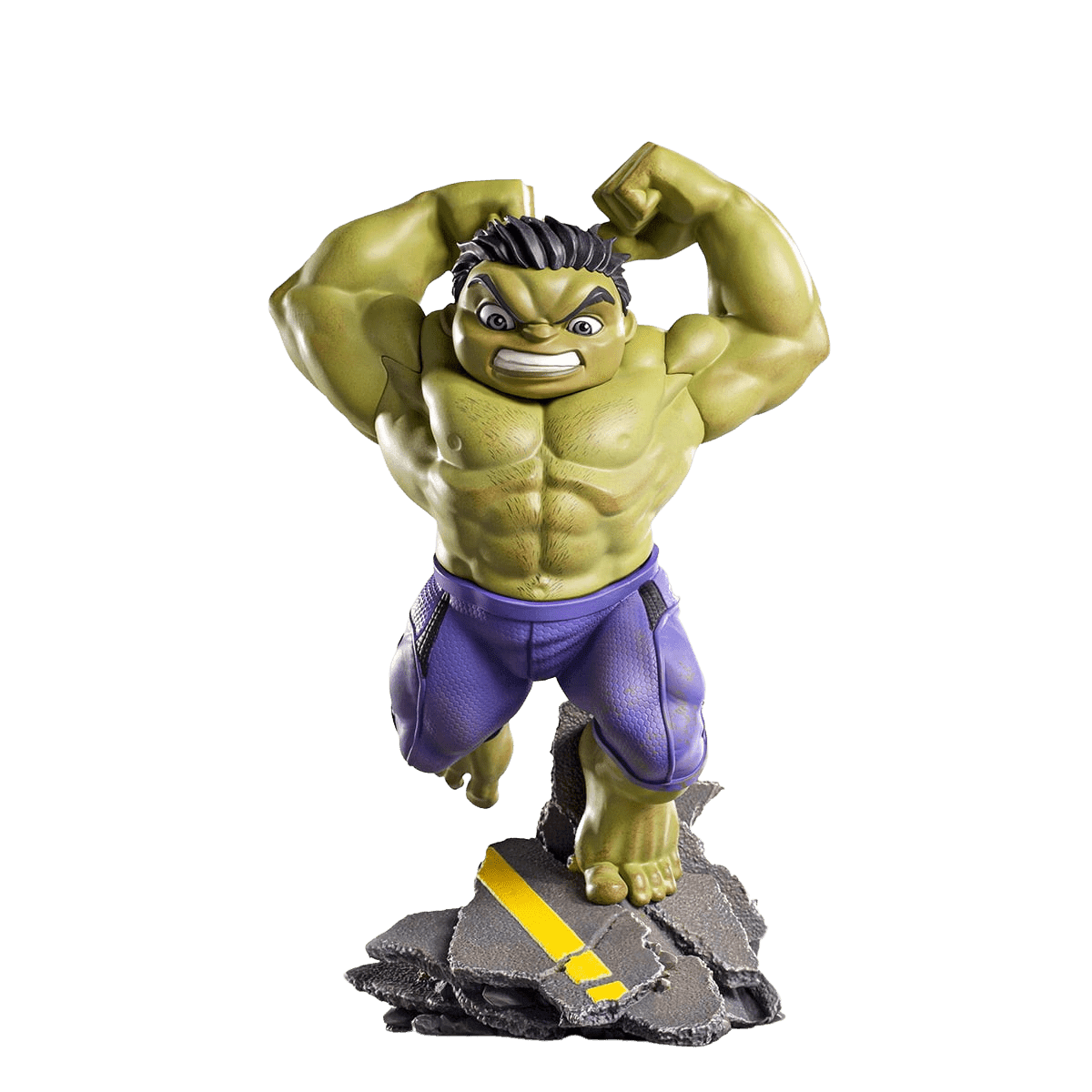 Iron Studios The Infinity Saga Hulk MiniCo Figure - Collectible Marvel Avengers Action Figure for Display & Gifts