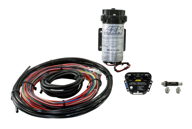 AEM V3 Water Methanol Injection Kit - Multi Input (No Tank Included) - Boost Performance & Prevent Engine Knock for Turbocharged & Supercharged Vehicles