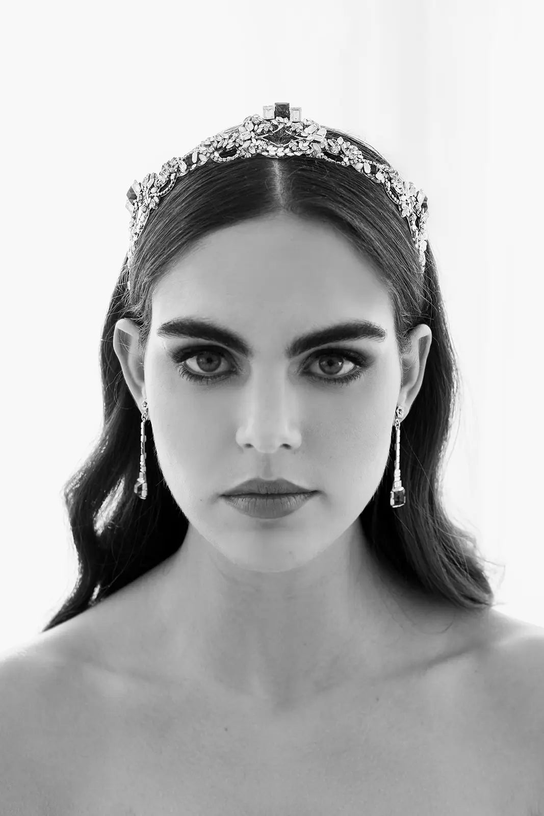 BRILLIANCE CROWN - Elegant Rhinestone Tiara Headband for Women | Perfect for Weddings, Prom, Pageants & Special Occasions