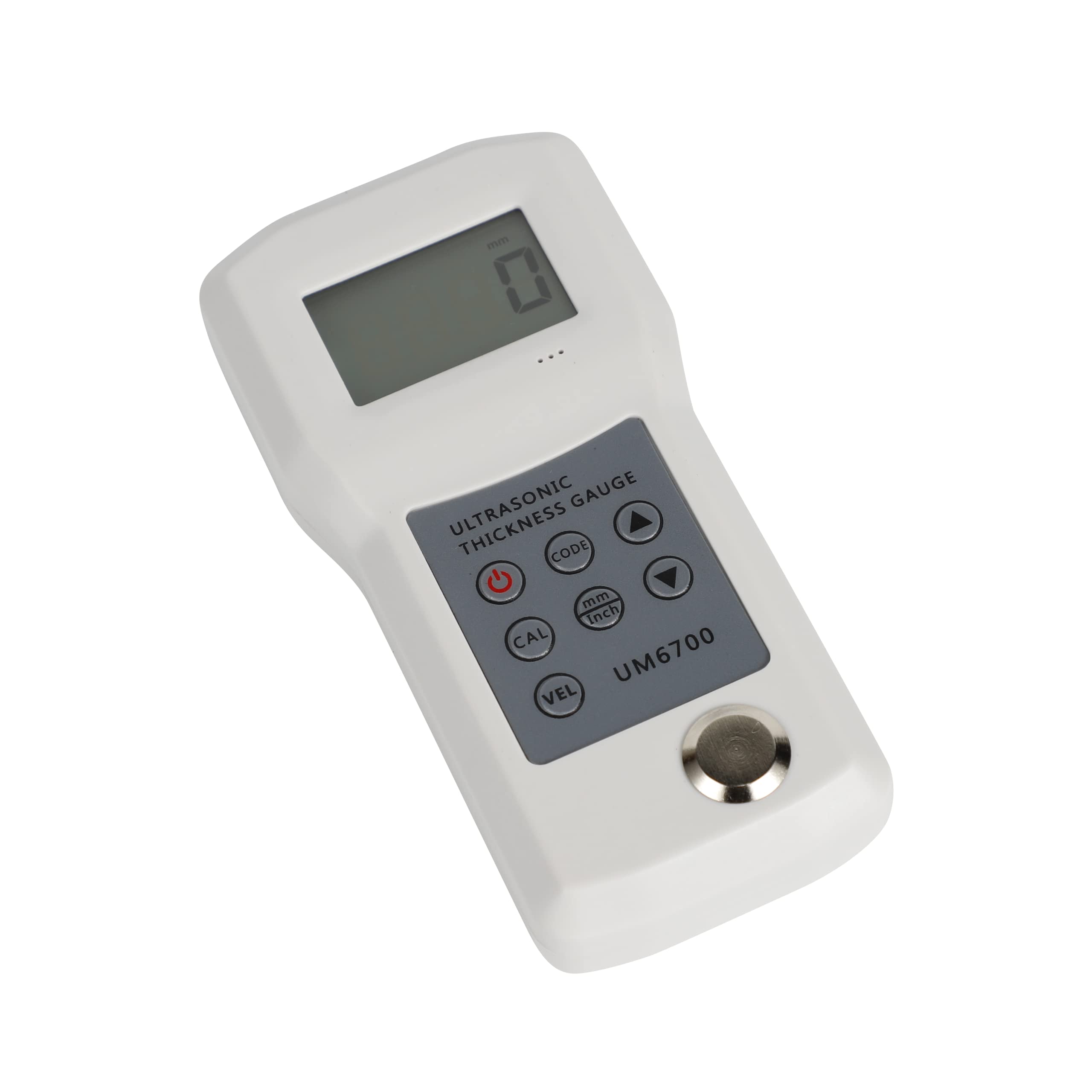 Ultrasonic Thickness Gauge Tester - 1.0 to 280mm Measuring Range, 0.1mm Resolution, Backlight LCD Display - Perfect for Metal, Plastic & Pipe Thickness Measurement in Industrial & Construction Applications