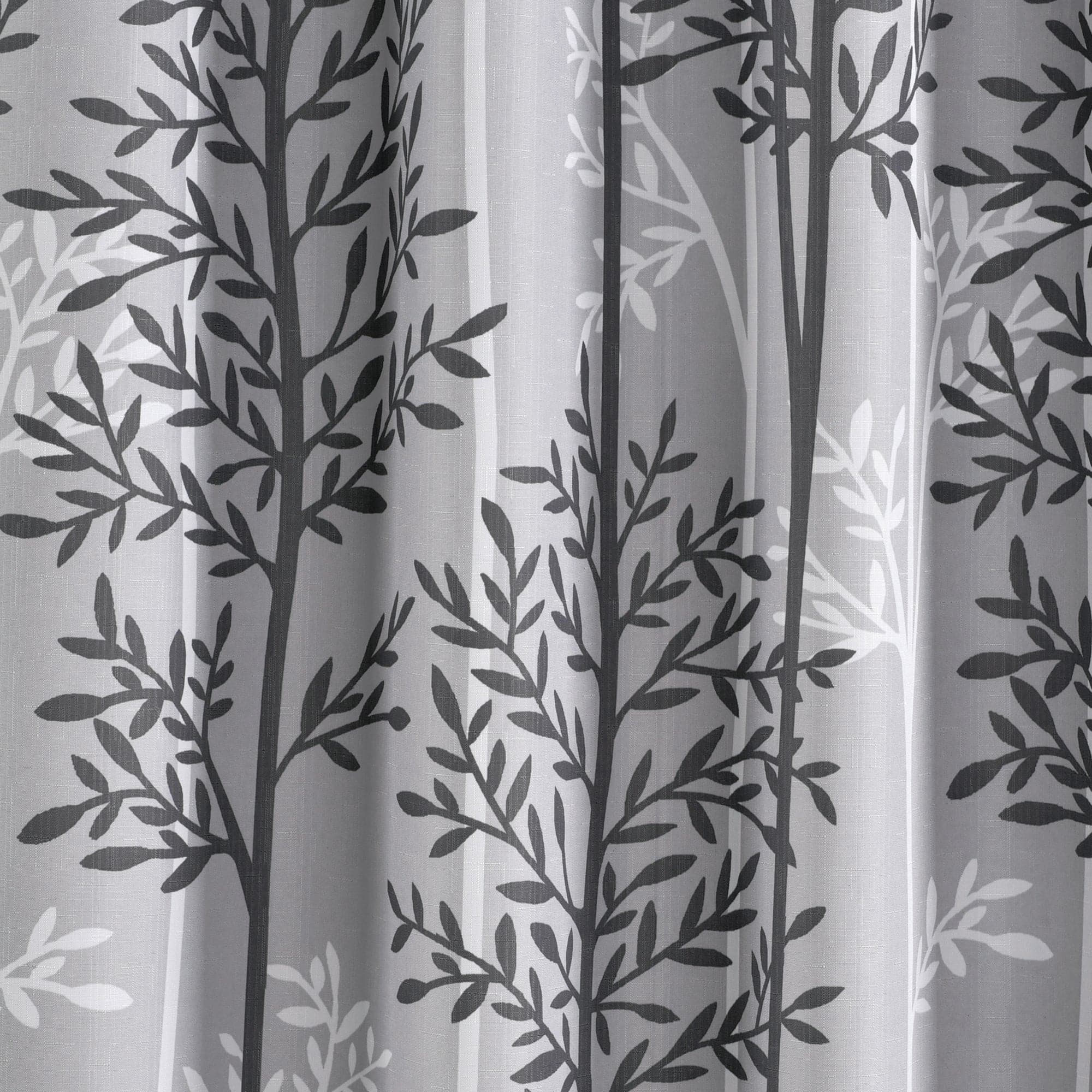 Blackout Curtain Panels with Rod Pocket - Thermal Insulated Linear Tree Design for Bedroom & Living Room - Noise Reducing & Energy Saving Window Treatments