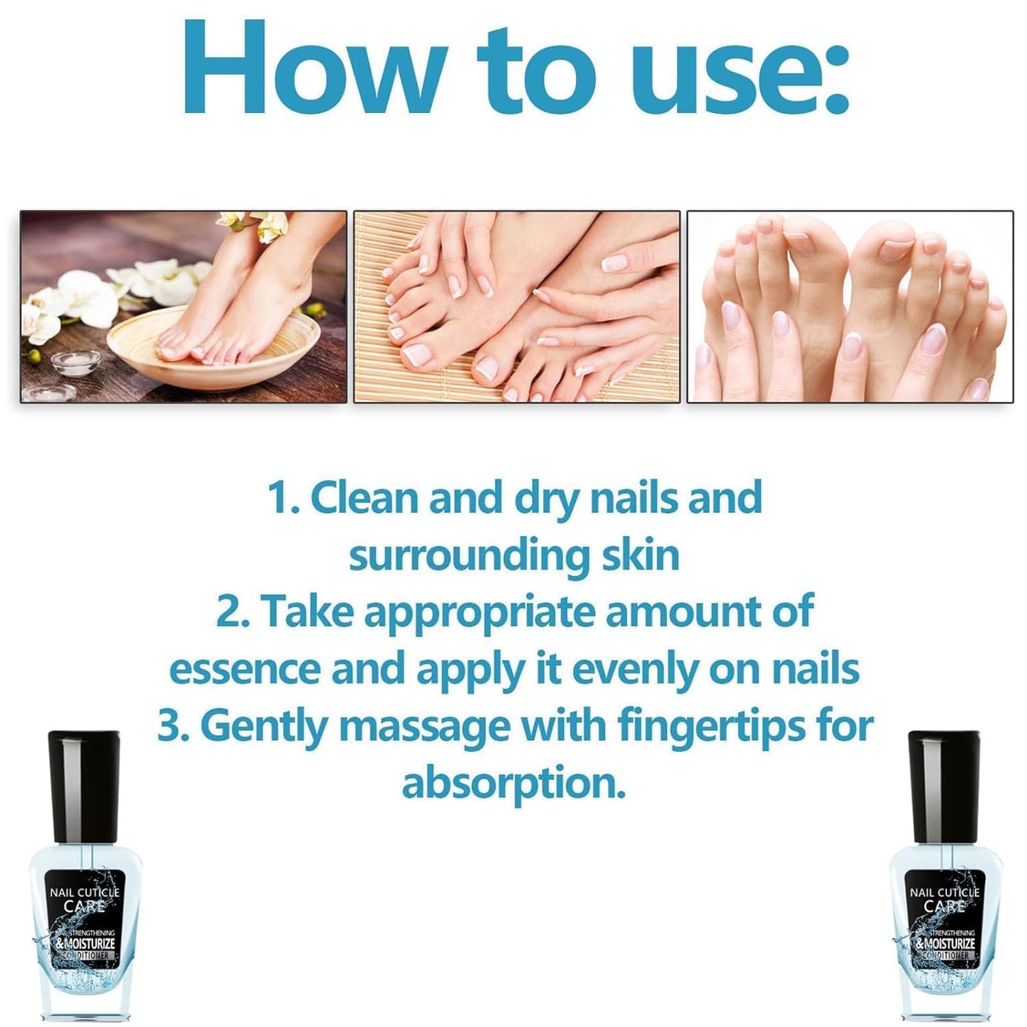 Onyxoguard Nail Growth & Repair Serum - Strengthening Treatment for Thin, Brittle & Damaged Nails - Clear Base Coat Polish for Healthy Nail Care - Perfect for Manicures, Weak Nail Recovery & Daily Nail Protection