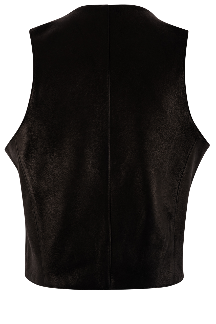 Premium Genuine Deerskin Leather Vest for Men & Women - Soft & Durable Handmade Western Style Jacket - Perfect for Outdoor Adventures, Rodeo, and Casual Wear