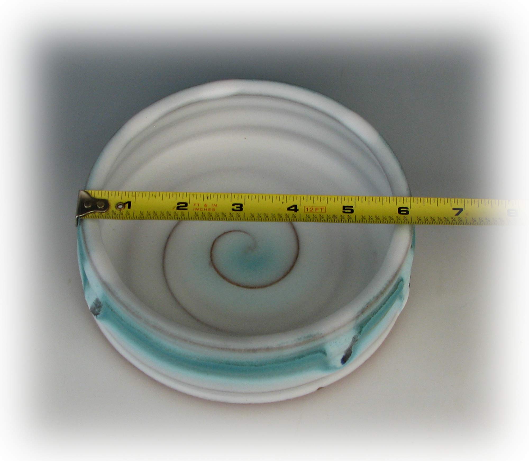 Handmade Stoneware Ceramic Dog Bowl for Small Dogs - Durable Pet Food & Water Dish - Perfect for Home, Travel & Outdoor Use