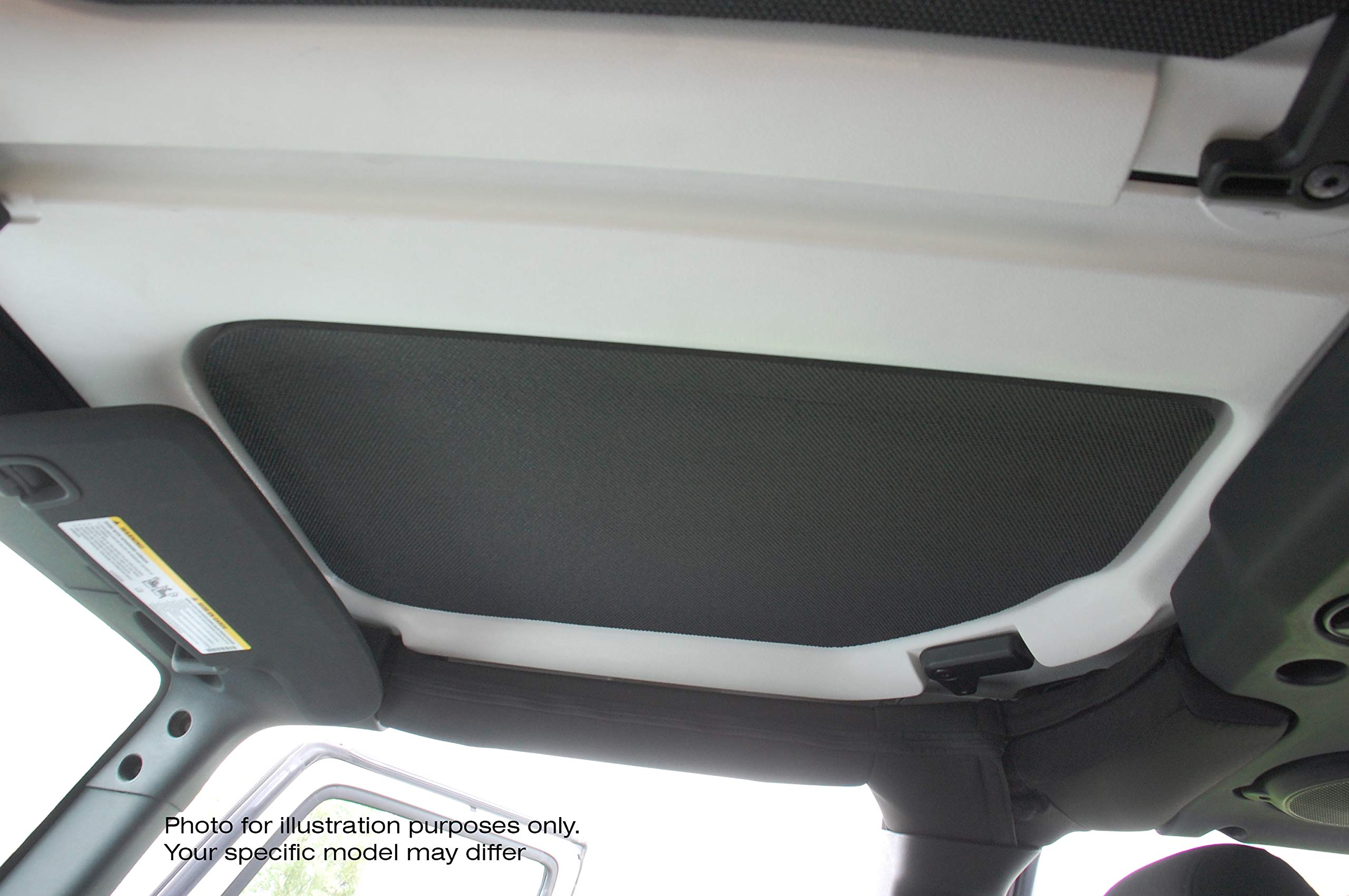 Premium Boom Mat Grey Sound Deadening Headliner for Jeep Wrangler TJ (2003-2006) | Factory Speaker Pods Compatible | Noise Reduction & Thermal Insulation | Perfect for Off-Roading & Daily Commuting