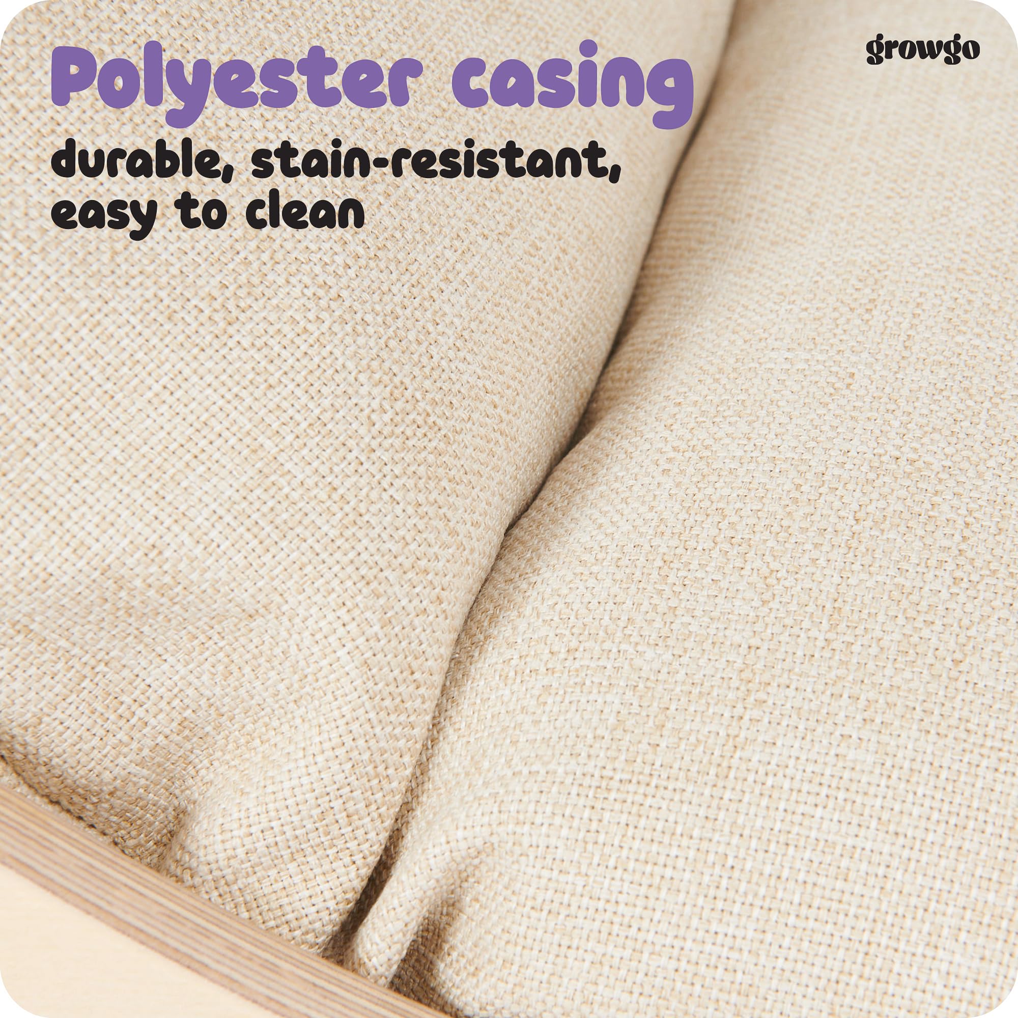 **Montessori Climbing Arch Pillow for Toddlers - Stain Resistant Pikler Arch Cushion, Machine Washable Floor Lounger & Rocker - Perfect for Playtime, Nap Time & Montessori Learning Activities**