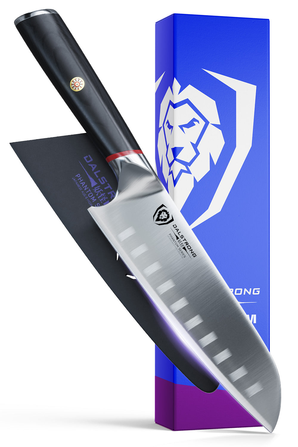 Dalstrong Phantom Series 7-Inch Santoku Knife - Ultra Sharp Japanese Kitchen Knife for Slicing, Dicing & Chopping Vegetables, Meat & Fish | Perfect for Home Chefs & Professional Cooking