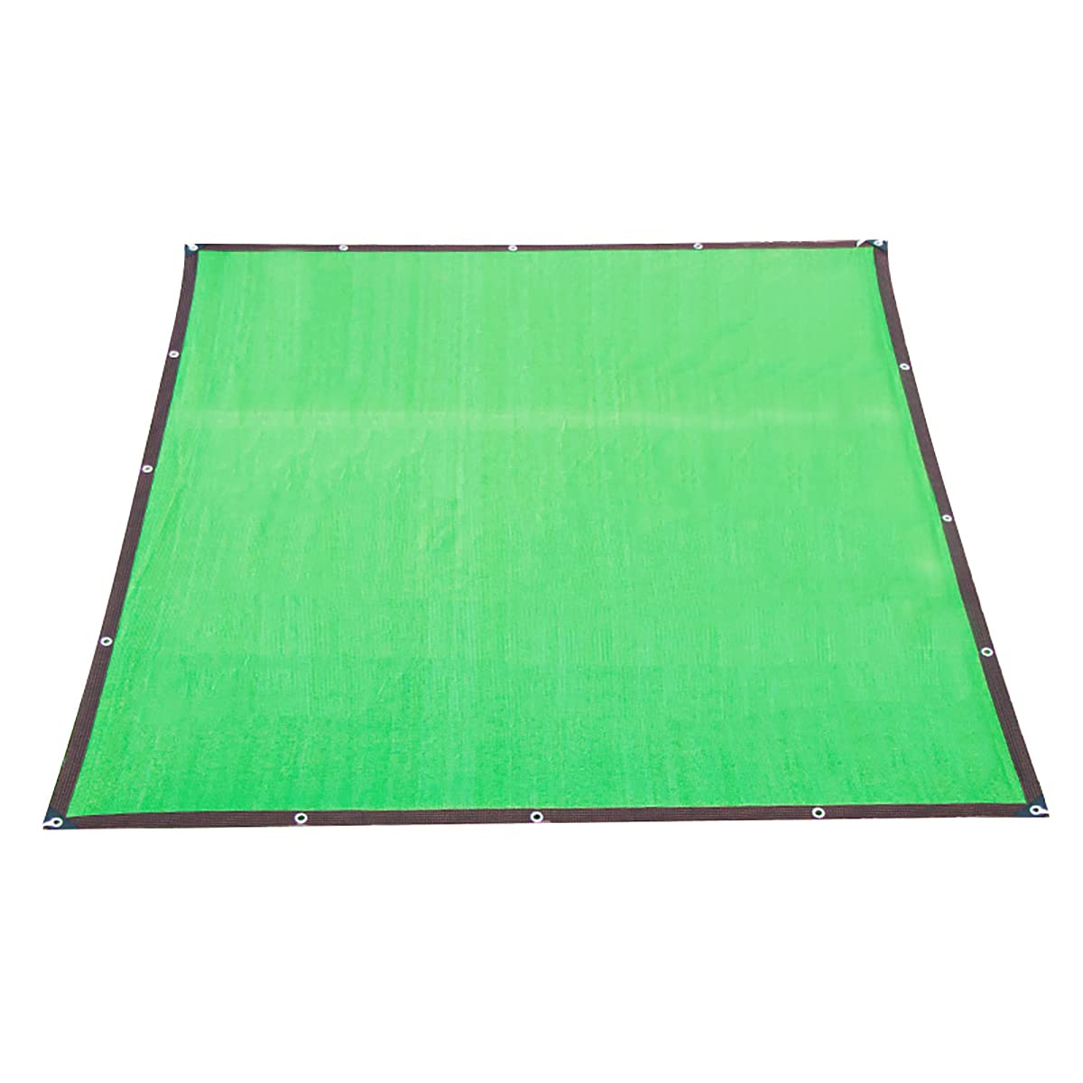 Queenbox 6.6x19.7ft Sun Shade Sail - 75% UV Block Outdoor Canopy, Durable Sunscreen Mesh for Patio, Garden, Backyard, Greenhouse & Plant Protection (Green) - Perfect for Shading Pergolas, Play Areas & Poolside Lounging