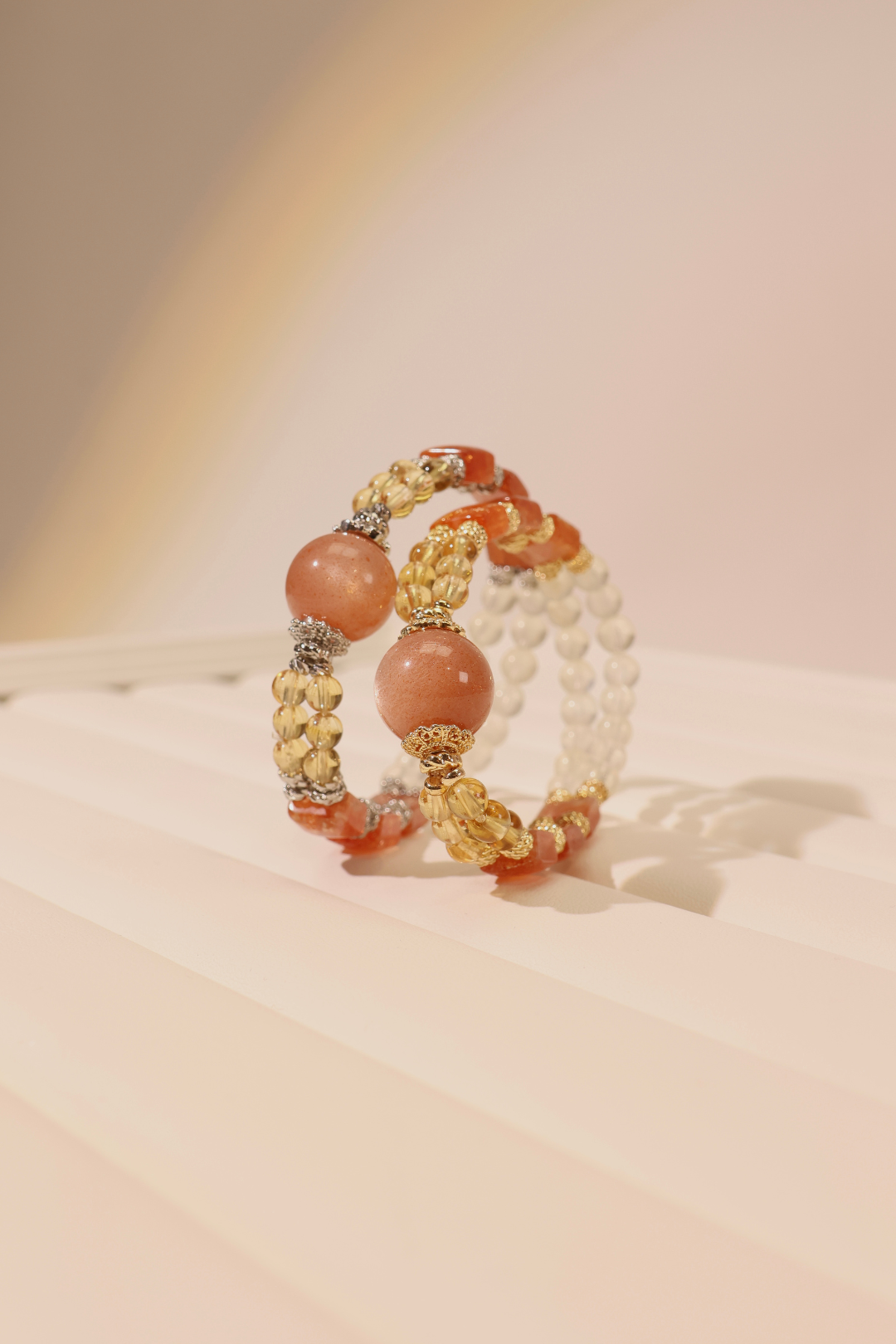 BOWGLE Orange Box Bangle Bracelet - Stylish Fashion Jewelry for Women, Trendy Accessory for Parties, Weddings & Everyday Wear