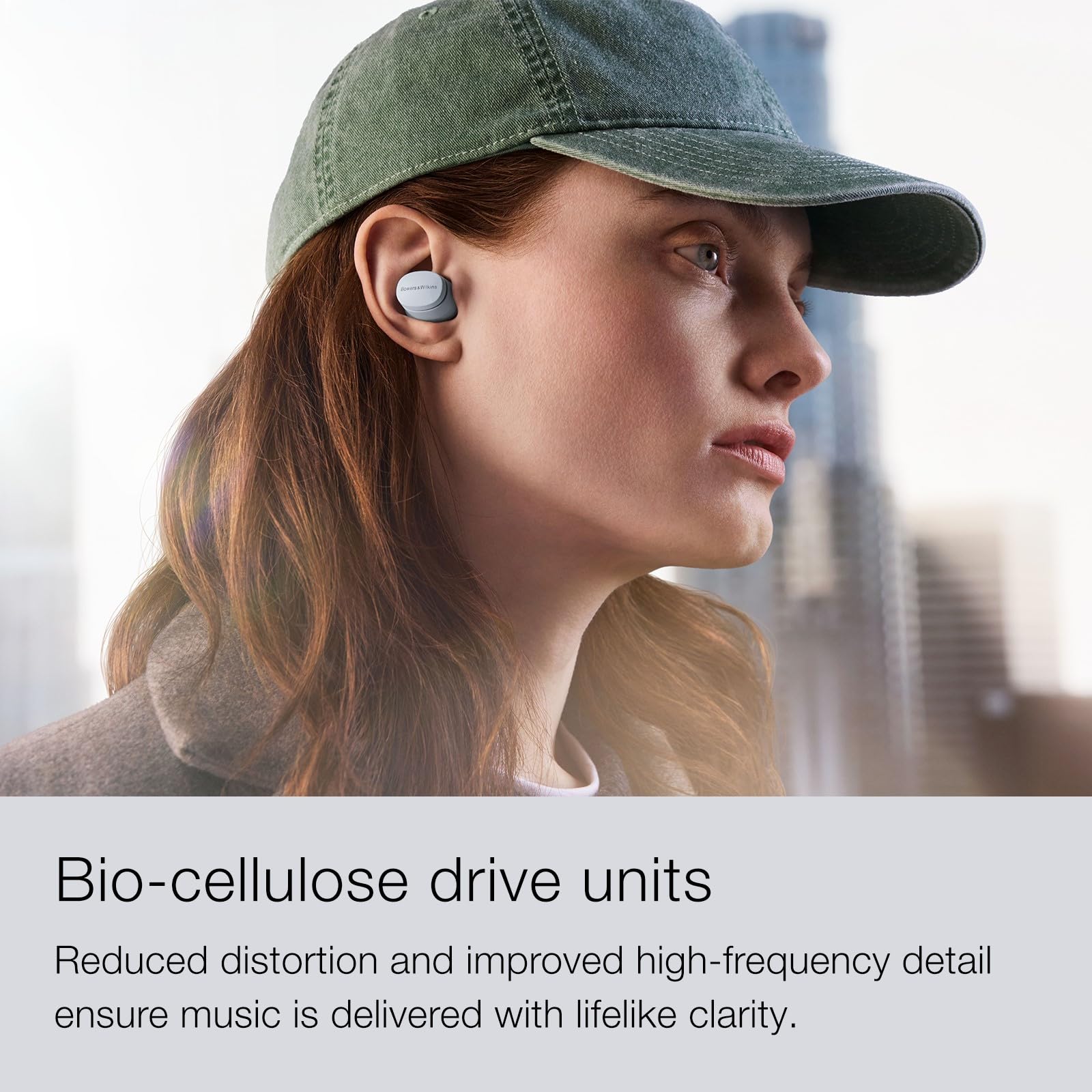 Bowers & Wilkins Pi6 Wireless Earbuds (Forest Green) - Premium Bluetooth Earbuds with aptX Adaptive, 12mm Drivers & Active Noise Cancelling | 3 Built-in Mics, 15-Min Quick Charge | Perfect for Workouts, Commuting & Travel