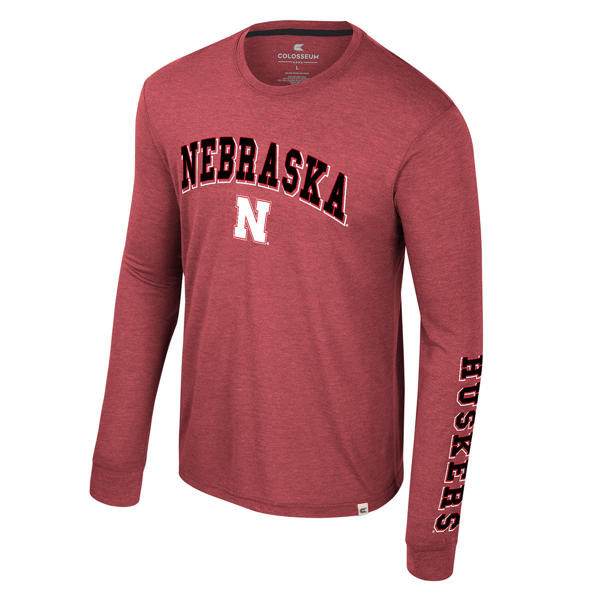 Nebraska Huskers Men's Long Sleeve Shirt for Virtual Reality Gaming - Comfortable Fan Apparel for Game Day & Casual Wear