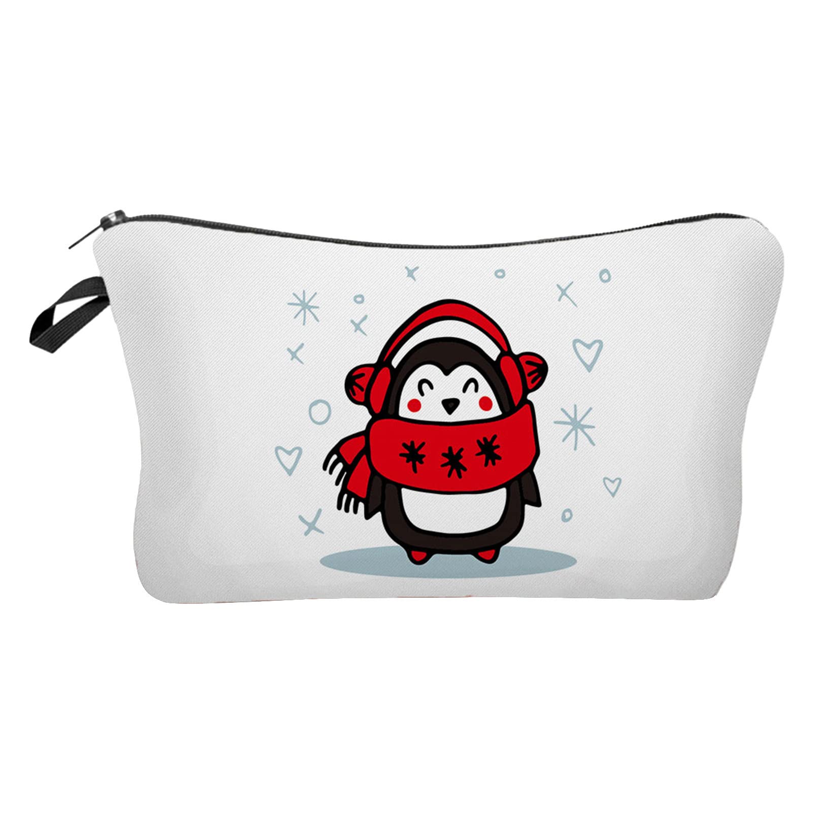Cute Penguin Makeup Bag - Large Capacity Organizer for School & Travel
