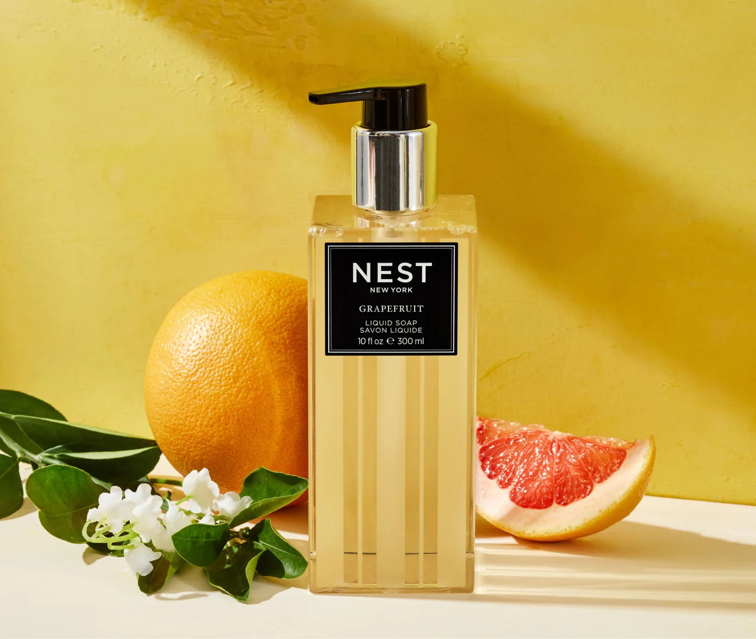 Nest Grapefruit Liquid Soap - Refreshing Citrus Hand Wash for Kitchen & Bathroom | Eco-Friendly & Moisturizing