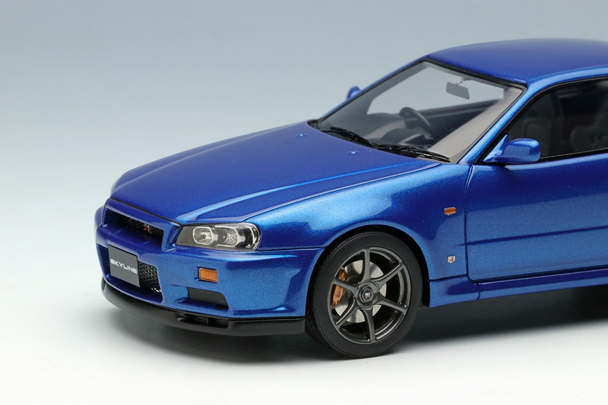 Nissan Skyline GT-R BNR34 Bayside Blue - High-Performance JDM Sports Car for Racing & Collecting