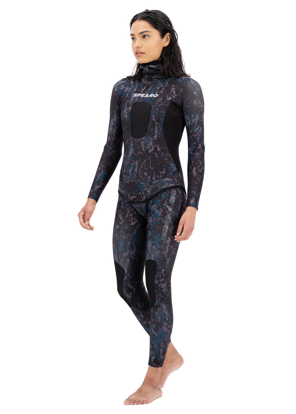 Spearo Women's 7 Seas 5mm Lined 2-Piece Wetsuit - Premium Neoprene Scuba Diving & Snorkeling Gear for Warm Water Adventures