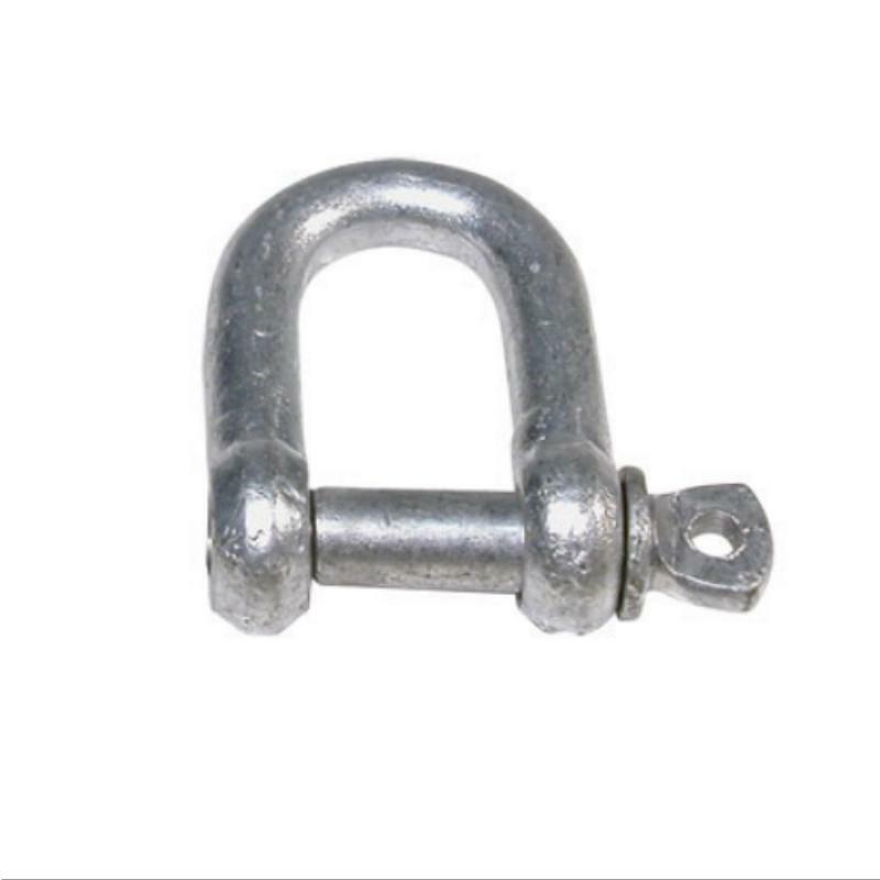 BLA 'D' Shackle Galvanized 19mm Pin - Heavy Duty Rigging Hardware for Marine, Construction & Towing Applications