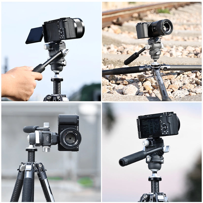 Ulanzi EH09 Inverted Ball Head Tripod Mount - 360° Rotation for DSLR, Mirrorless Cameras - Perfect for Vlogging, Photography & Travel