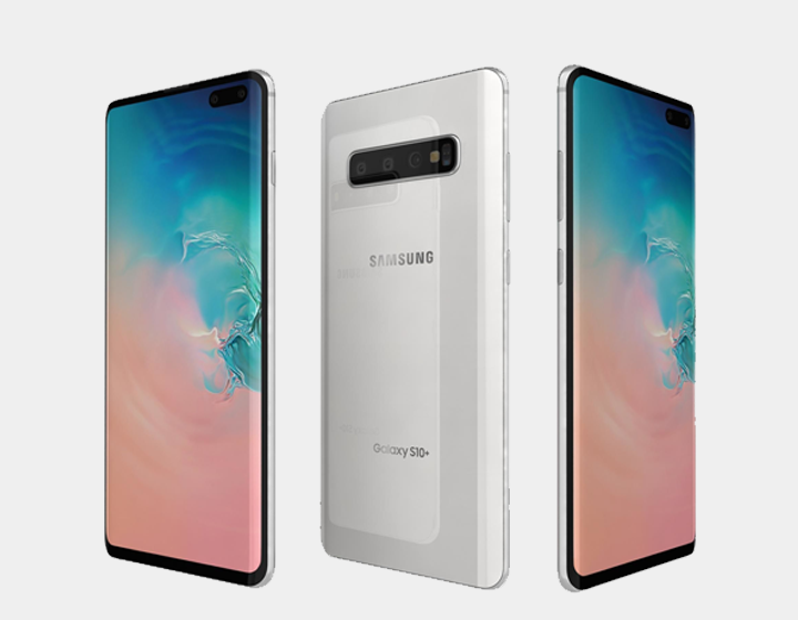 Samsung Galaxy S10+ SM-G975F/DS 512GB 8GB RAM Dual SIM Factory Unlocked Smartphone - Ceramic White | International Version | Perfect for Business Travelers & Global Users