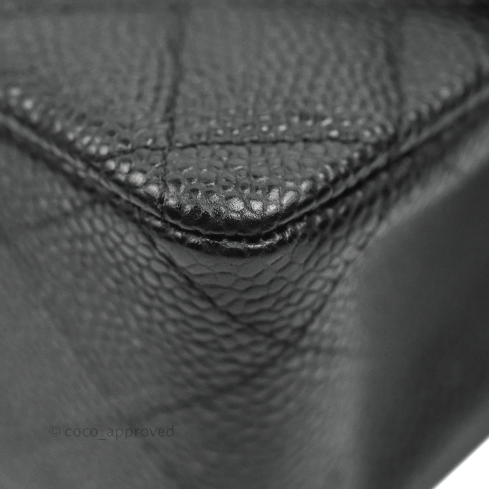 Chanel Classic M/L Medium Double Flap Bag in Black Caviar Leather with 24K Gold Hardware - Luxury Handbag for Women, Perfect for Evening Events & Special Occasions