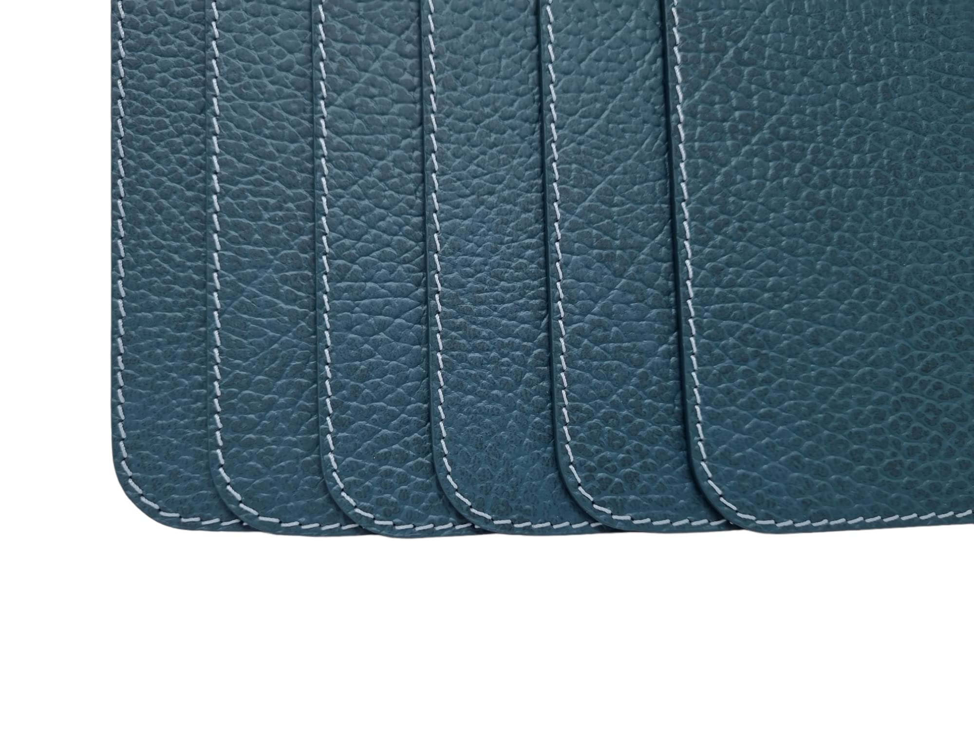 4-Piece Recycled Leather Placemat and Coaster Set - 18