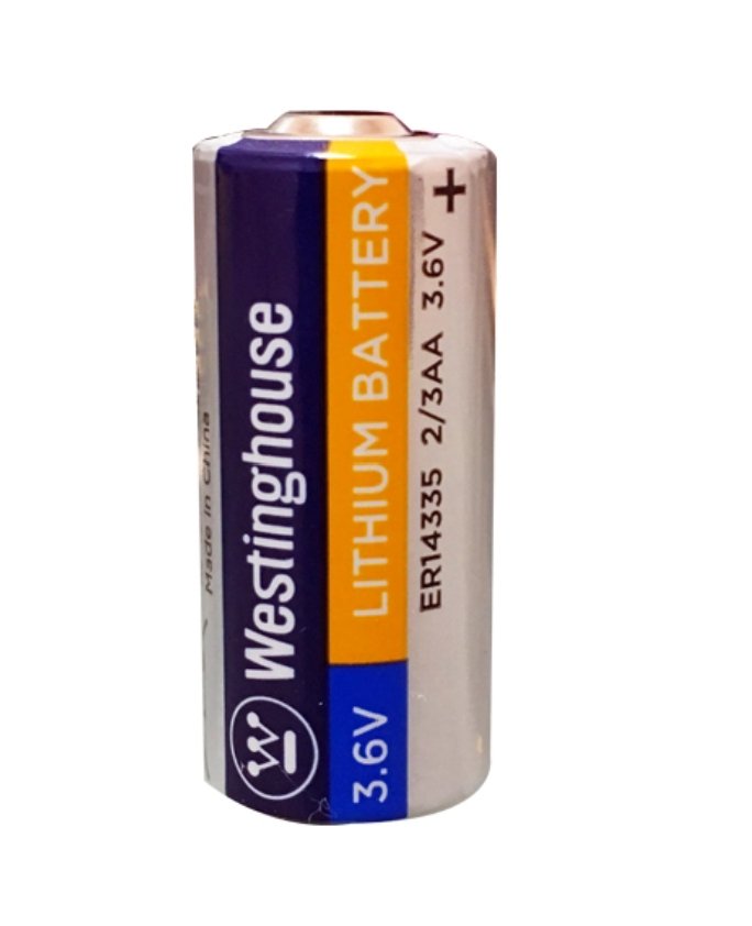 2 Pack ER14335 2/3AA 3.6V Lithium Primary Batteries - Long Lasting Power for Medical Devices, Security Systems & Industrial Equipment - Replacement for Specialized Electronics