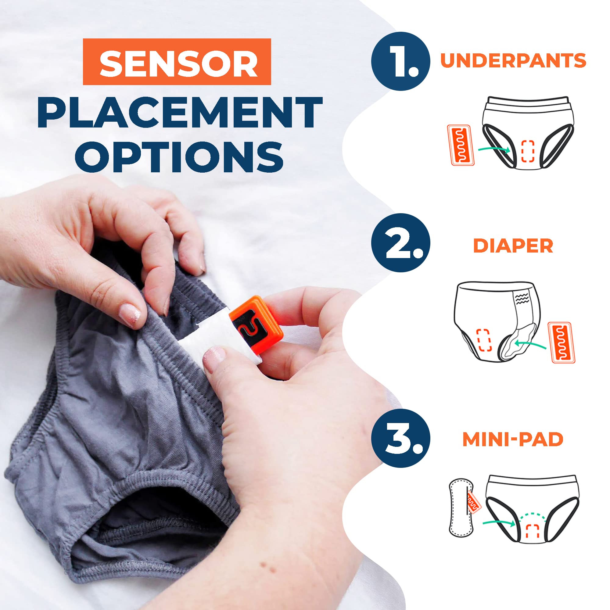 Eclipse Wireless Bedwetting Alarm for Kids - Effective Enuresis Solution with Comfortable Sensor - Perfect for Nighttime Training & Travel Use
