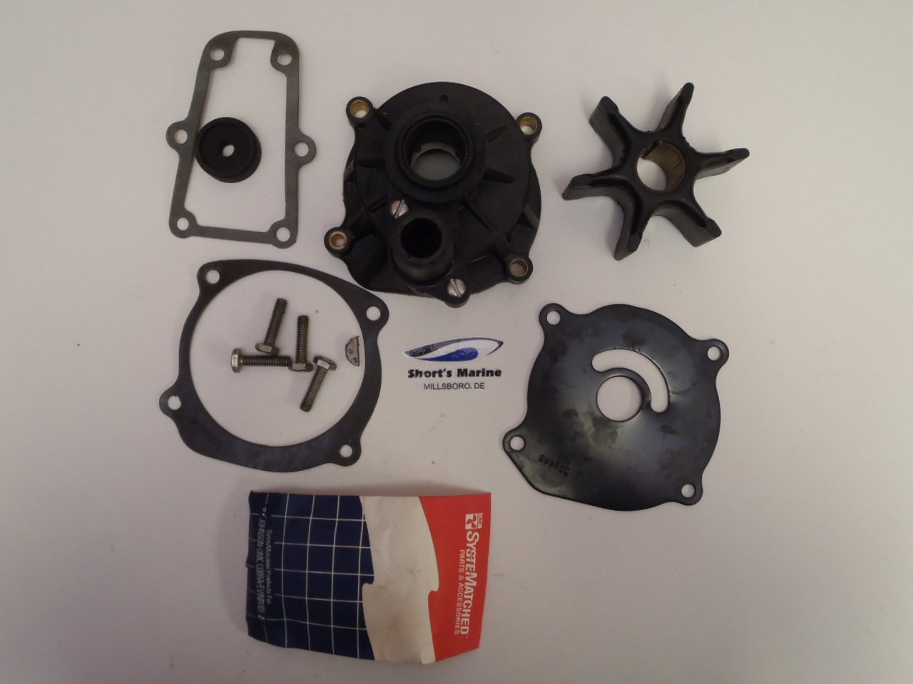 OEM Johnson Evinrude Water Pump Repair Kit 0395073 - Replacement Impeller & Gasket Set for Outboard Motor Maintenance | Perfect for Marine Engine Repair & Boat Water Pump Service