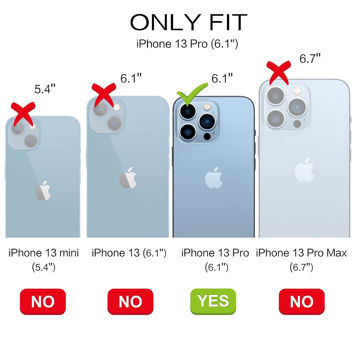 BENTOBEN iPhone 13 Pro Case with 360° Ring Holder & Magnetic Car Mount - Protective Phone Cover for iPhone 13 Pro 5G 6.1 inch (Gray) - Perfect for Work, Travel & Daily Use