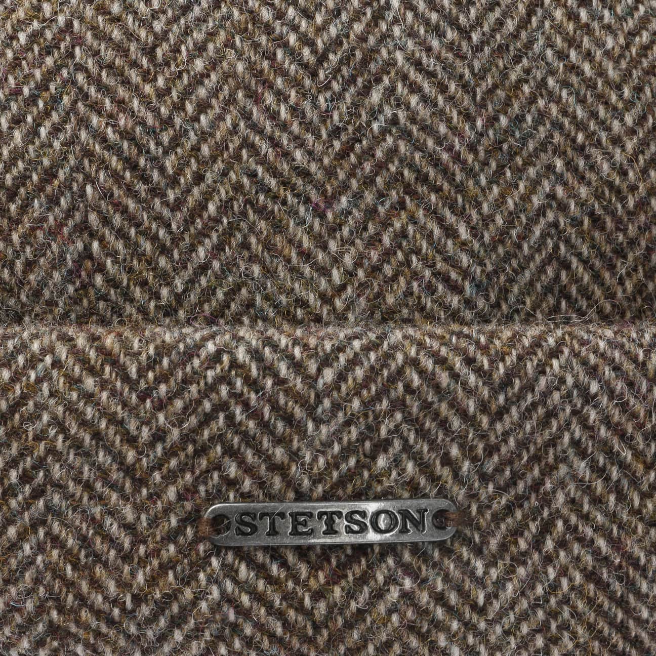 Stetson Lavoy Herringbone Wool Docker Hat for Men - Classic Winter Beanie for Outdoor Activities, Hiking, and Casual Wear