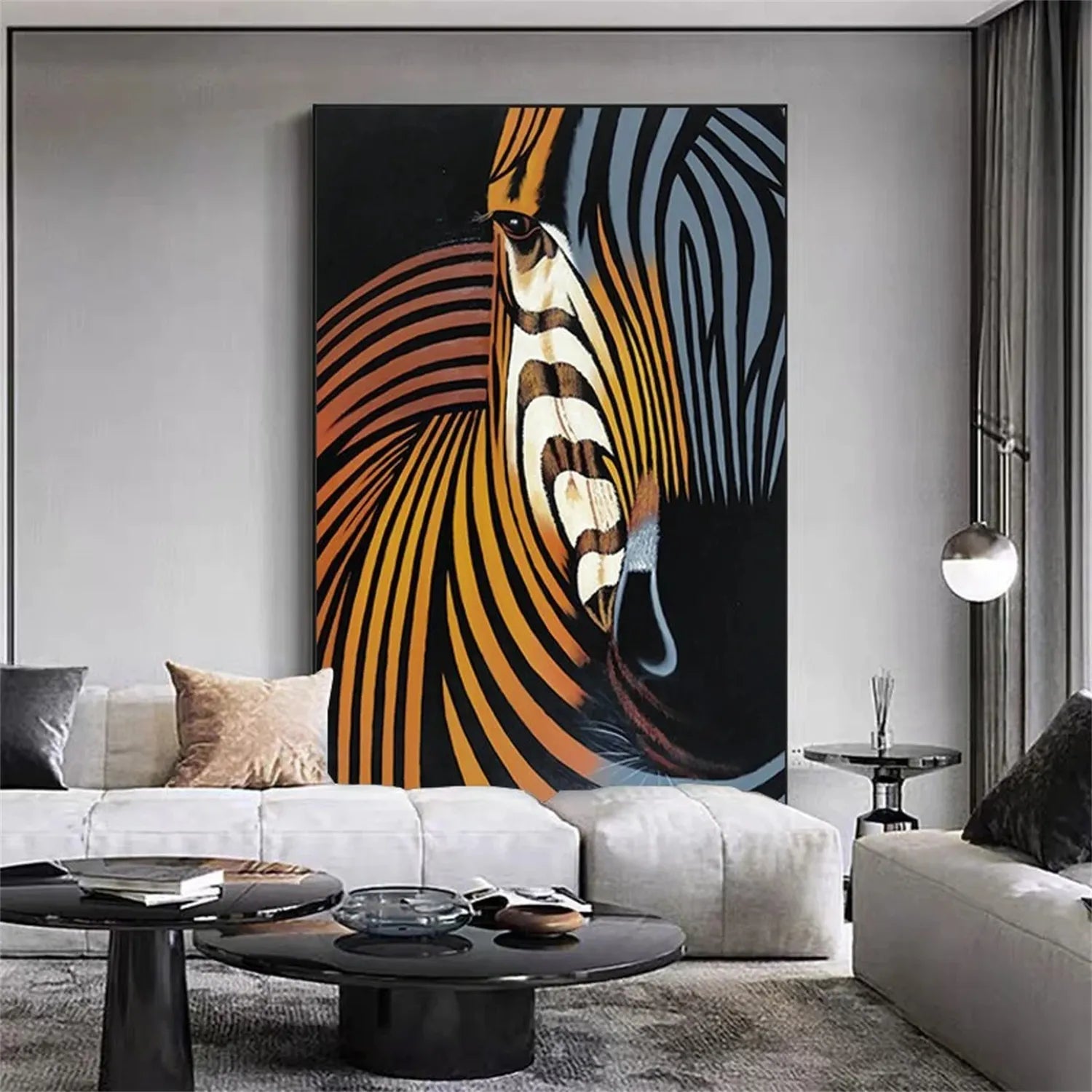 Animal Art Painting #AP067 - Handmade Canvas Wall Art for Home Decor, Living Room, Bedroom & Office