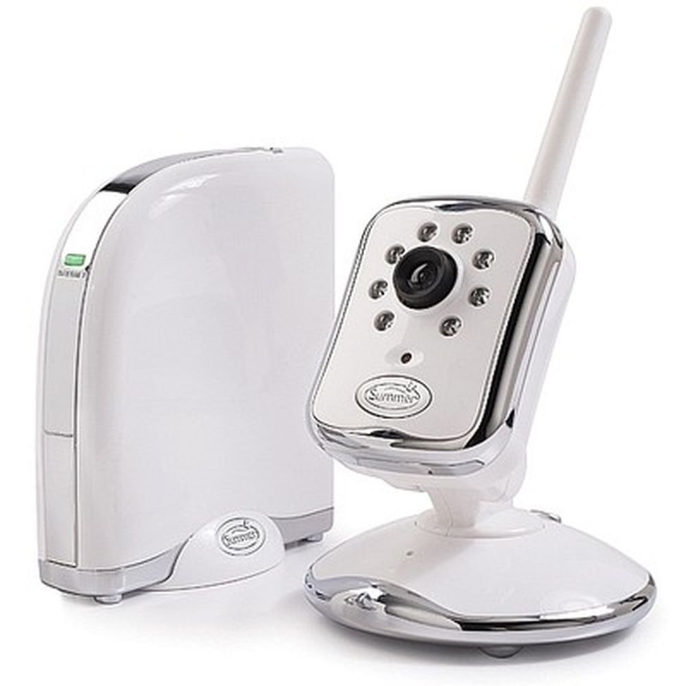 Summer Infant Peek Internet Baby Monitor Camera System - HD Video, Night Vision, 2-Way Audio, Remote Viewing - White | Perfect for Nursery, Home Security & Pet Monitoring