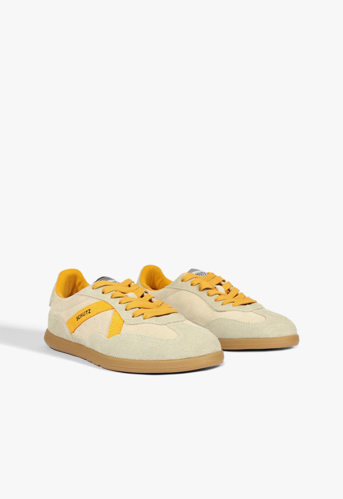 **Men's Garden Leather Sneakers - Comfortable Flat Shoes with 25mm Heel Height (S2227700020002) - Perfect for Casual Wear, Walking & Outdoor Activities**