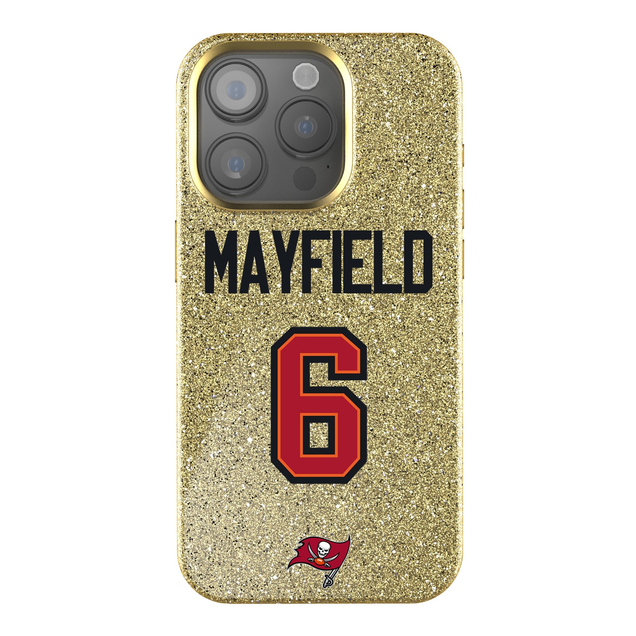 Baker Mayfield Tampa Bay Buccaneers Glitter Rhinestone Phone Case for iPhone & Samsung - Perfect for Game Day & Football Fans