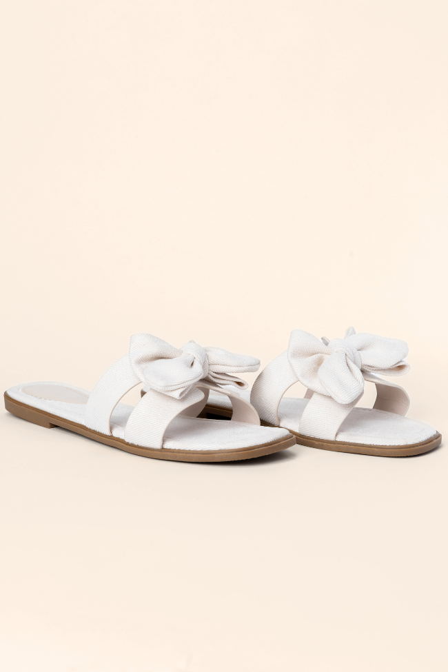 Reagan Ivory Bow Sandals for Women | Elegant Summer Wedding Shoes | Comfortable Block Heel Sandals for Brides, Bridesmaids & Special Occasions