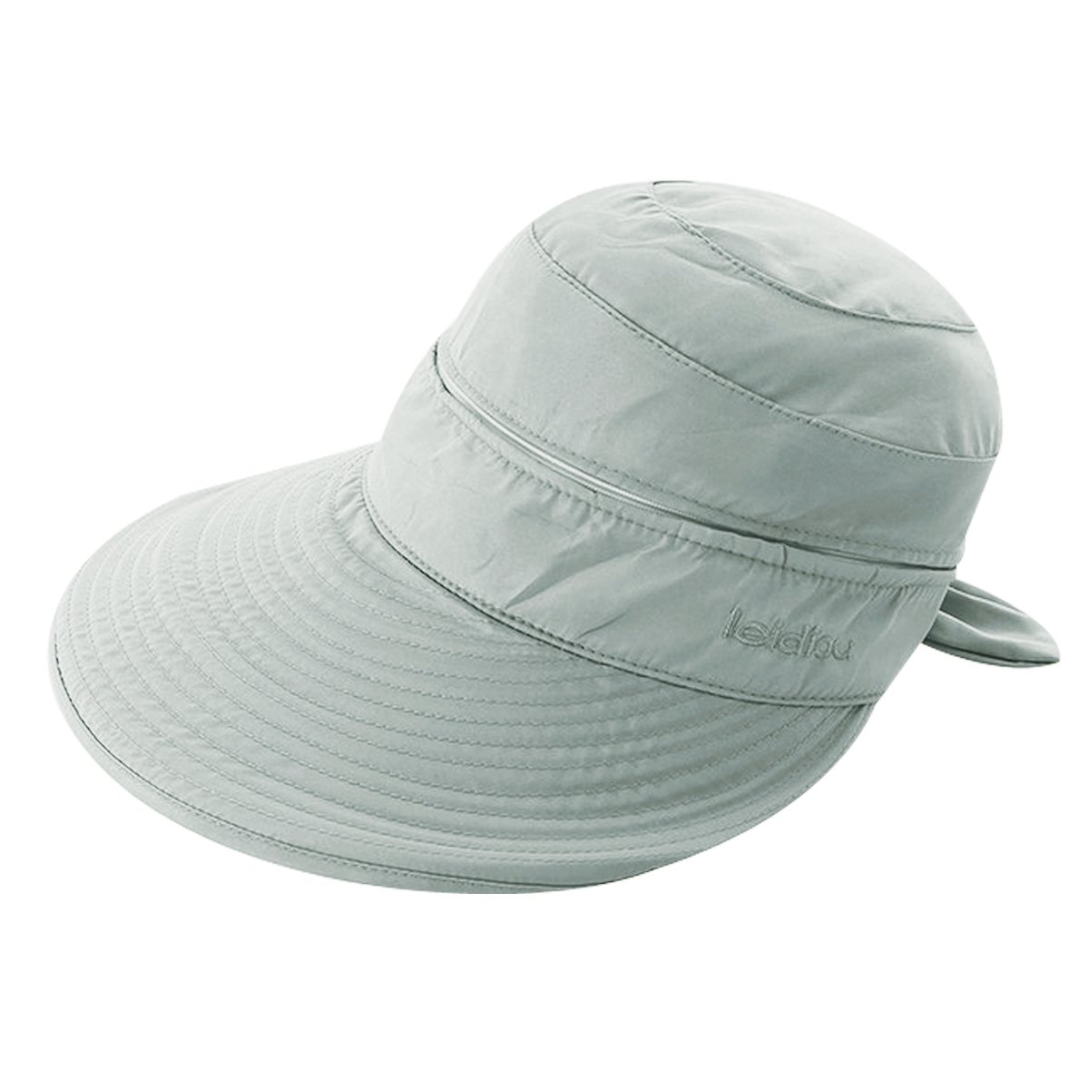 Asian Women's Bowknot Sun Hat - Wide Brim UV Protection Visor Cap for Summer Beach, Travel & Outdoor Activities