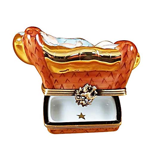 Authentic Limoges Porcelain Baby Jesus Figurine from France - Handcrafted Collectible for Christmas Decor, Nativity Scenes & Gift Giving