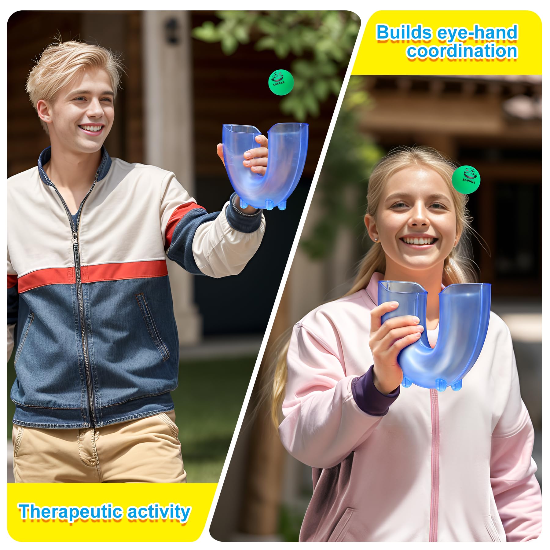 Professional Juggling Balls Set - Skill Game Toys for Kids, Teens & Adults - Perfect for Indoor/Outdoor Play, Parties & Multiplayer Games - Great Gift Idea for Boys & Girls (Blue) - Ideal for Circus Practice, Stress Relief & Family Fun Activities