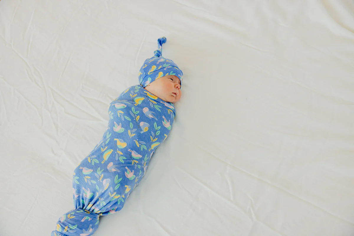 Copper Pearl Birdie Swaddle Blanket - Soft Baby Swaddling Wrap for Newborns | Perfect for Sleeping, Nursing & Comfort | Gender Neutral Infant Gift