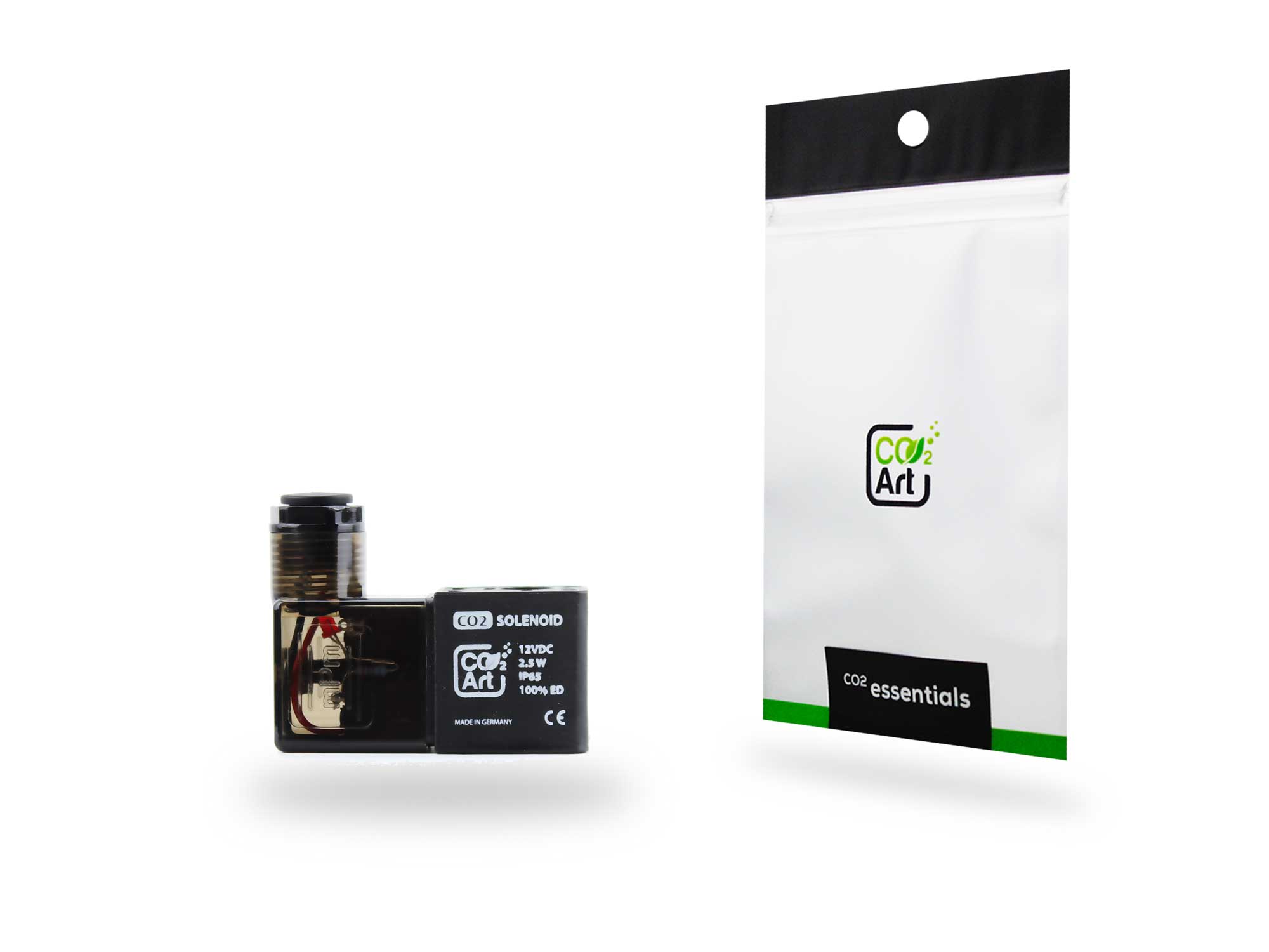 CO2 Art Pro Series 12V DC Solenoid Coil Replacement - Safe, Low Power, Cool Touch - Perfect for Aquarium CO2 Systems and Hydroponic Grow Setups